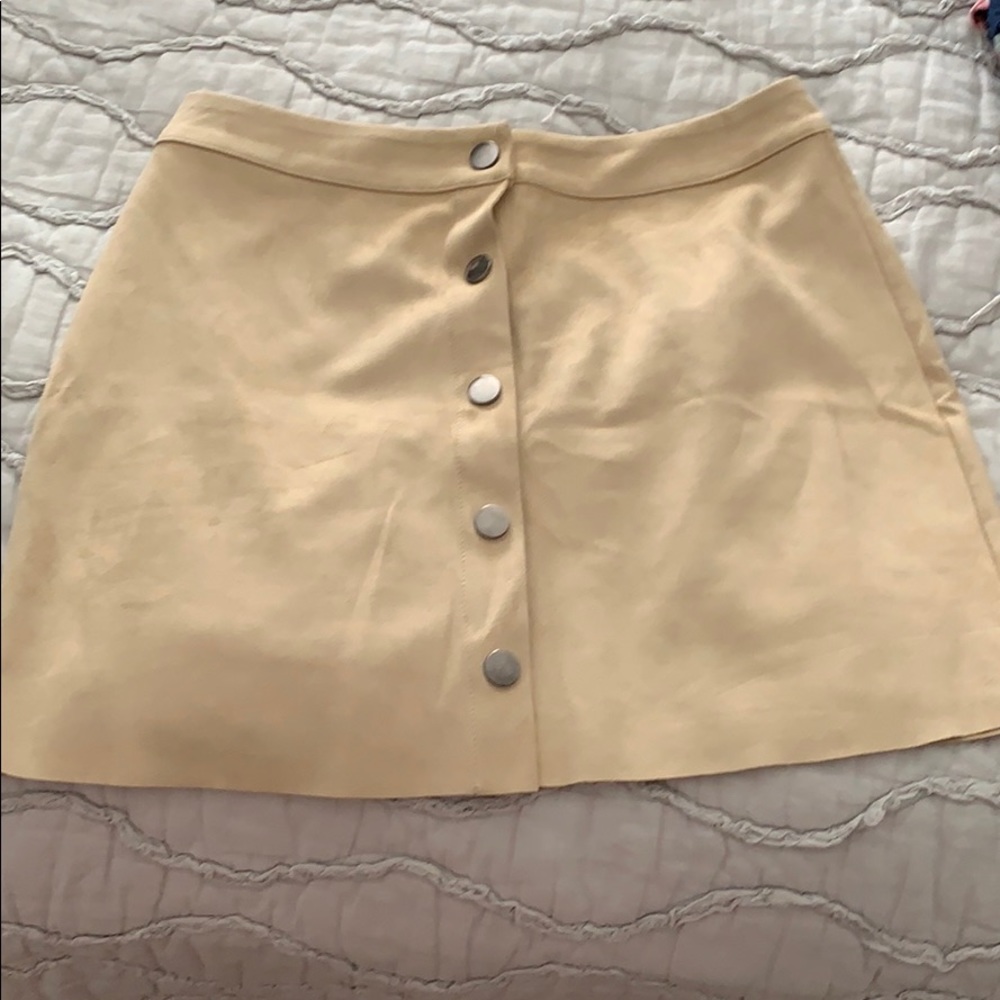 tan skirt Pink Lily Boutique